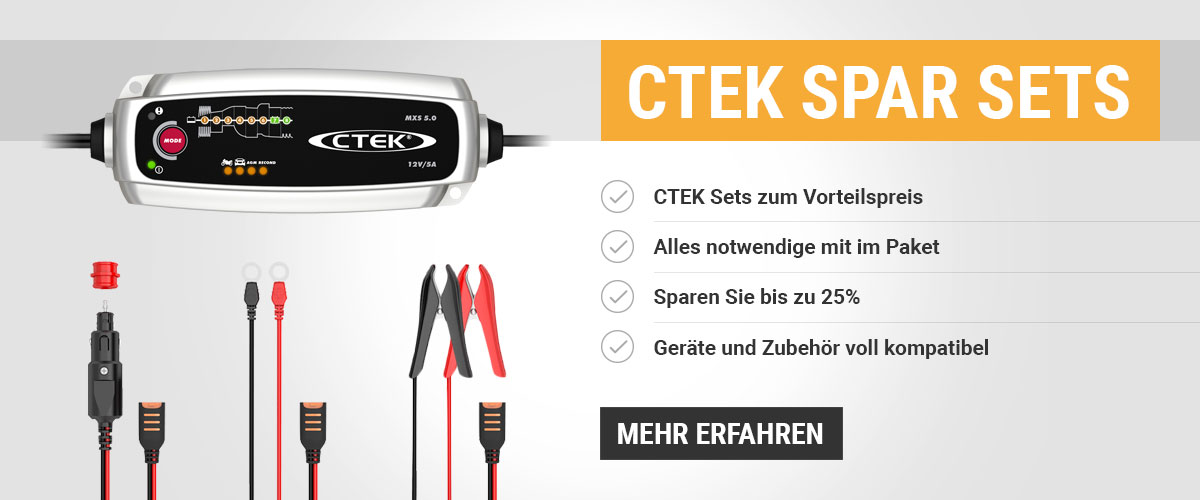 Sparen bei CTEK Ladegerten zum Setpreis