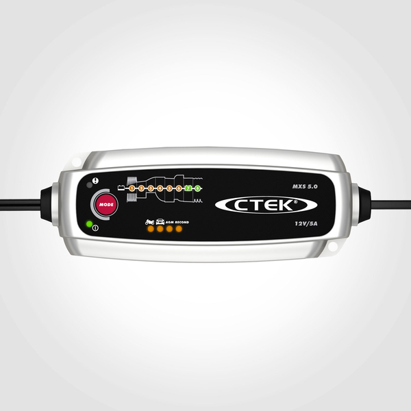 CTEK Set Ladegerät MXS 5.0 + Ladekabel Verlängerung 2,5 m