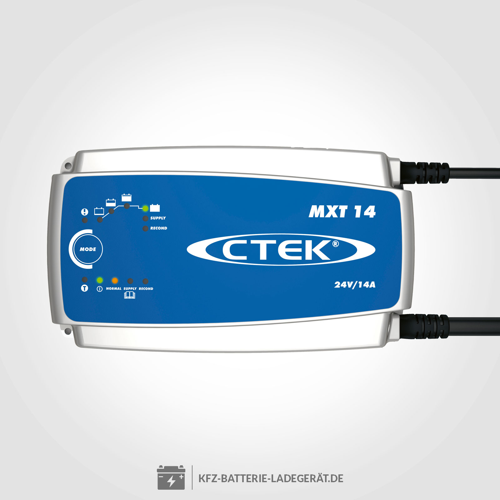 CTE Bleiakku Ladegerät 24 Volt 8 A für AGM-/ Gel Batterien